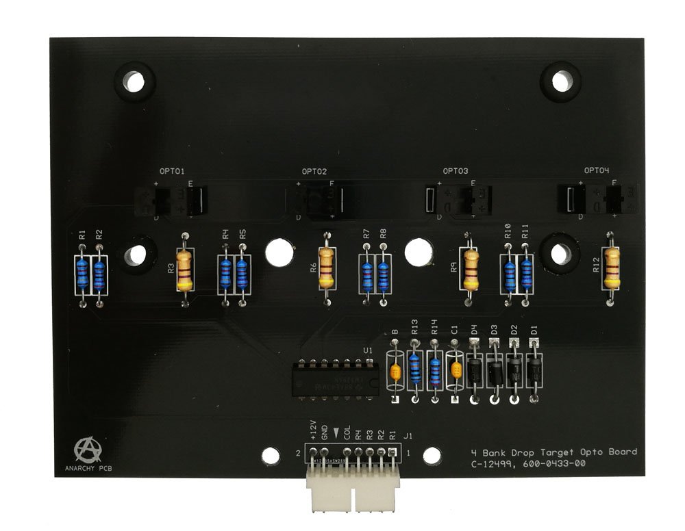 4 Bank Drop Target Opto Board Assembly